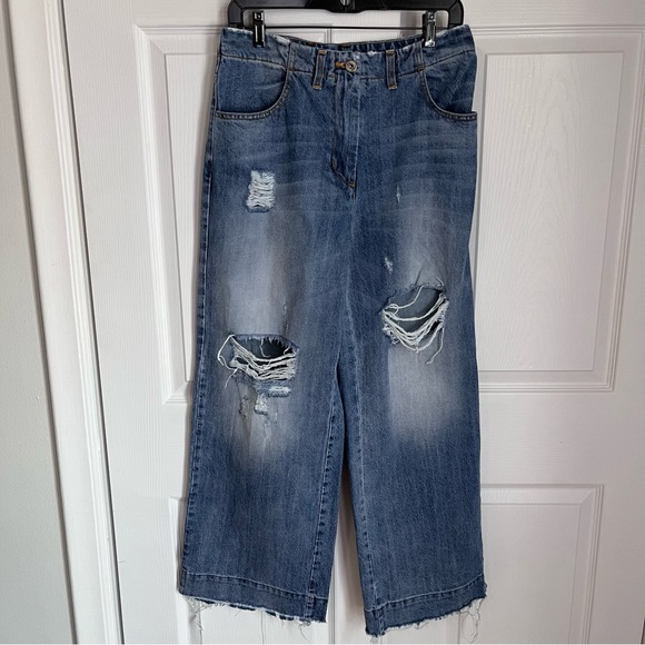DESTROYED WIDE LEG JEANS BY DIXIE - Picture 2 of 13